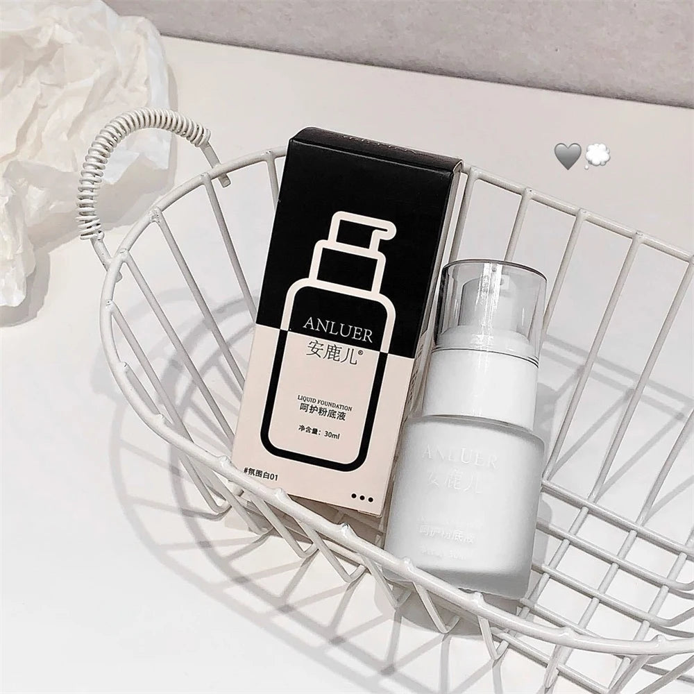 Glow Unbound LLC White Liquid Foundation full coverage makeup
