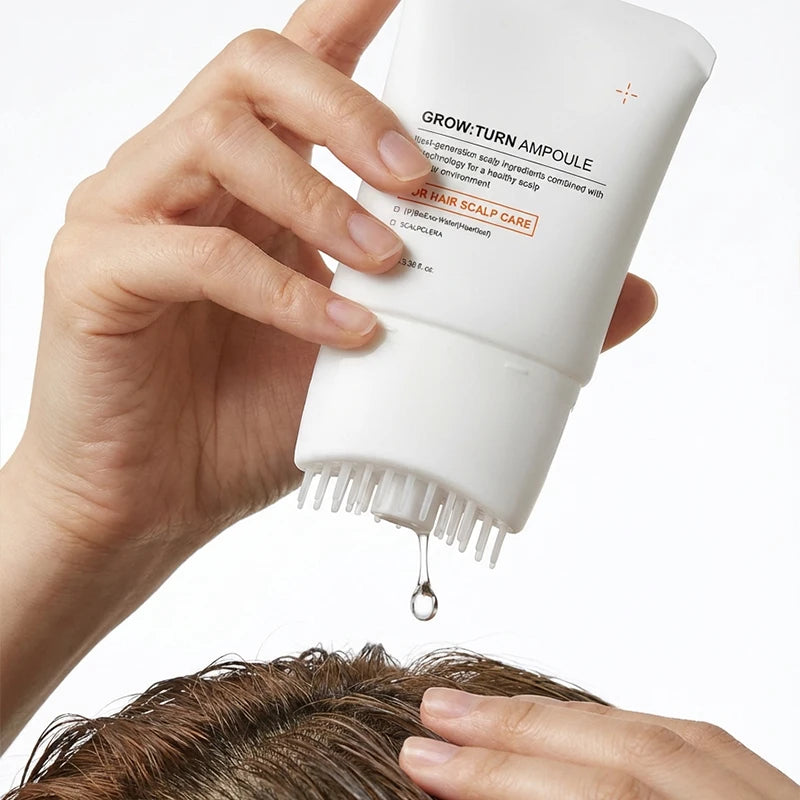 Hair Serum With Built-In Brush