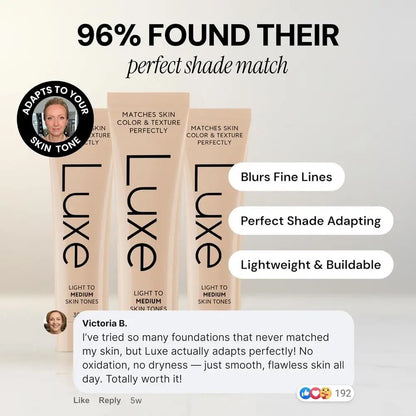 Glow Unbound LLC luxe skin tone matching foundation