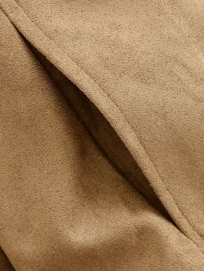 Glow Unbound LLC vintage faux suede cropped jacket