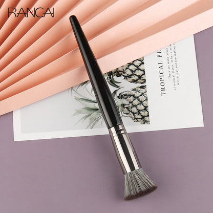 Wooden-Handle Face Brush