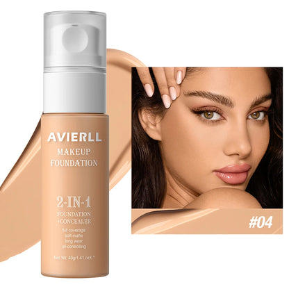  Waterproof Face Makeup, Moisturizing Foundation