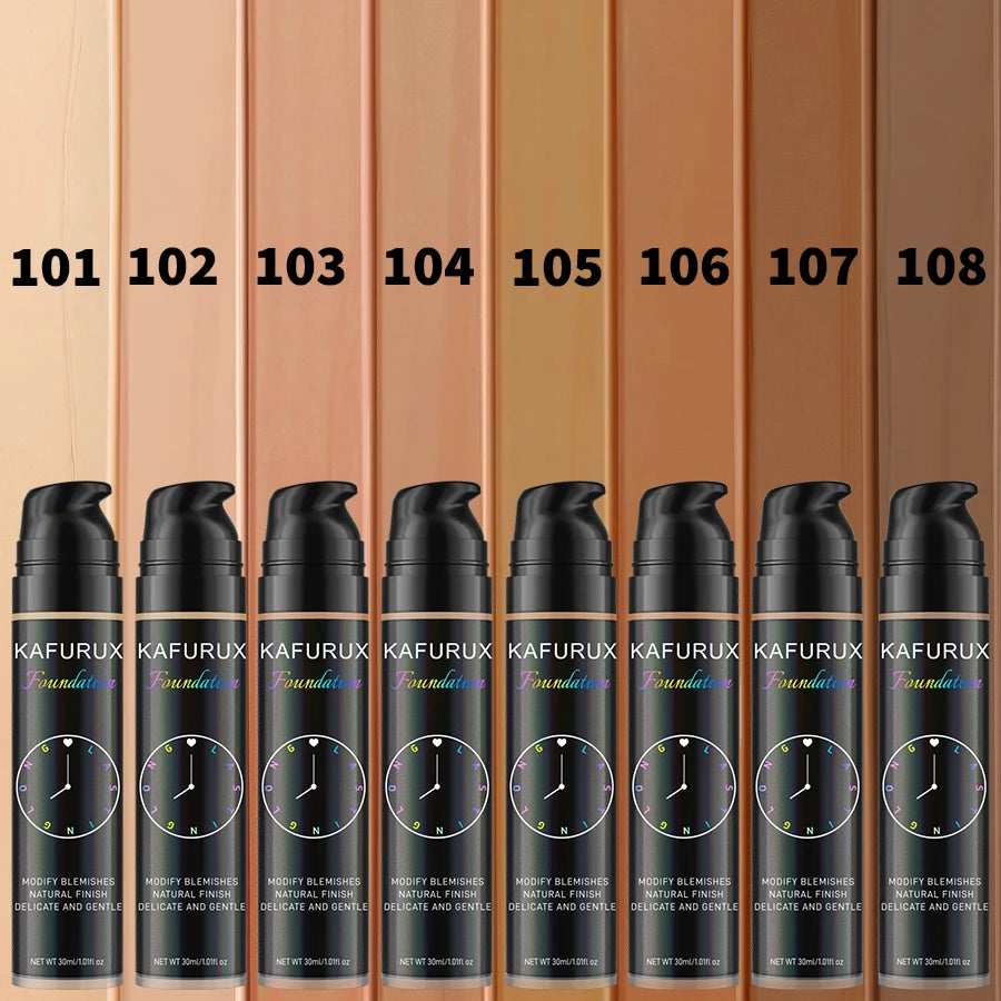Glow Unbound LLC 8-color liquid foundation makeup set