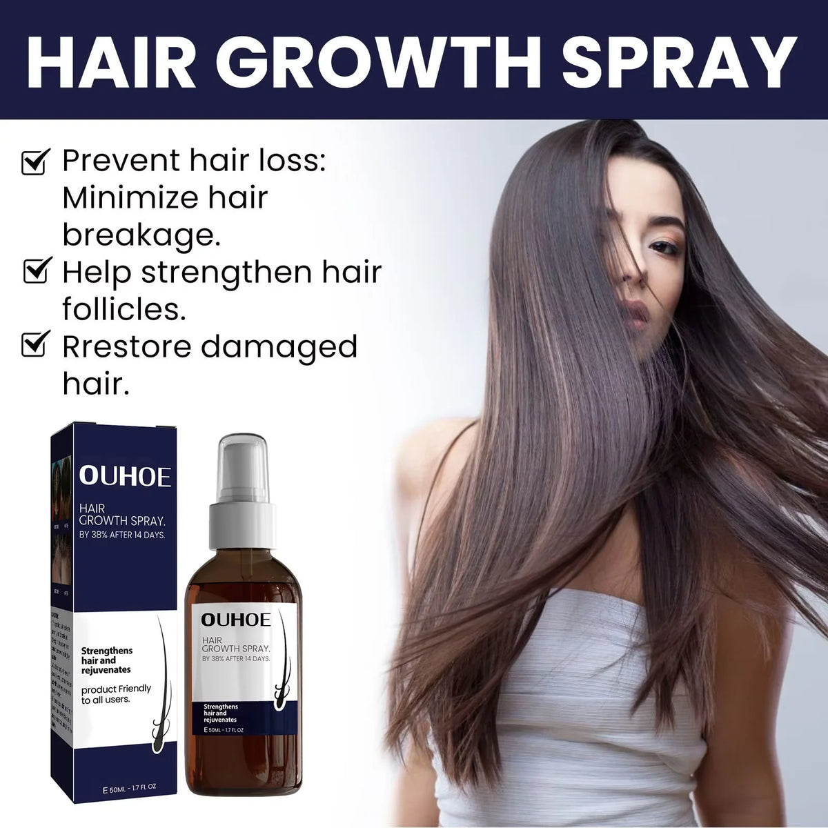 Glow Unbound LLC hair growth nourishing scalp spray 50ml