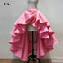 Glow Unbound LLC satin ruffle hi-lo maxi skirt