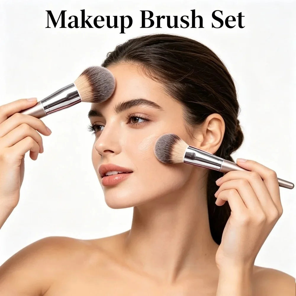 10-Piece Pro Makeup Brush Set