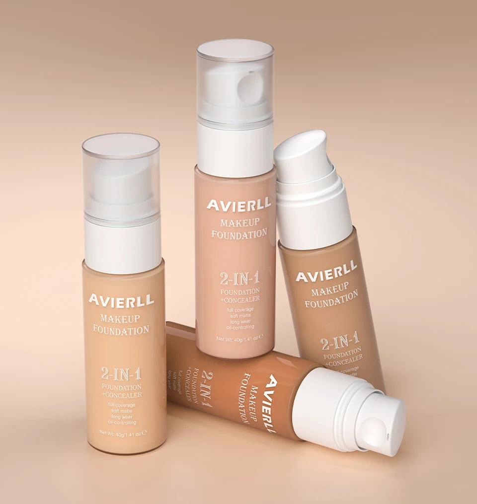  Waterproof Face Makeup, Moisturizing Foundation