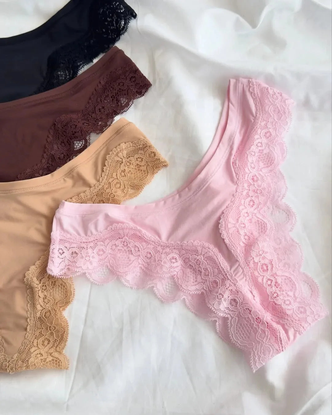 Lace V-neck Bra Set Women Summer 