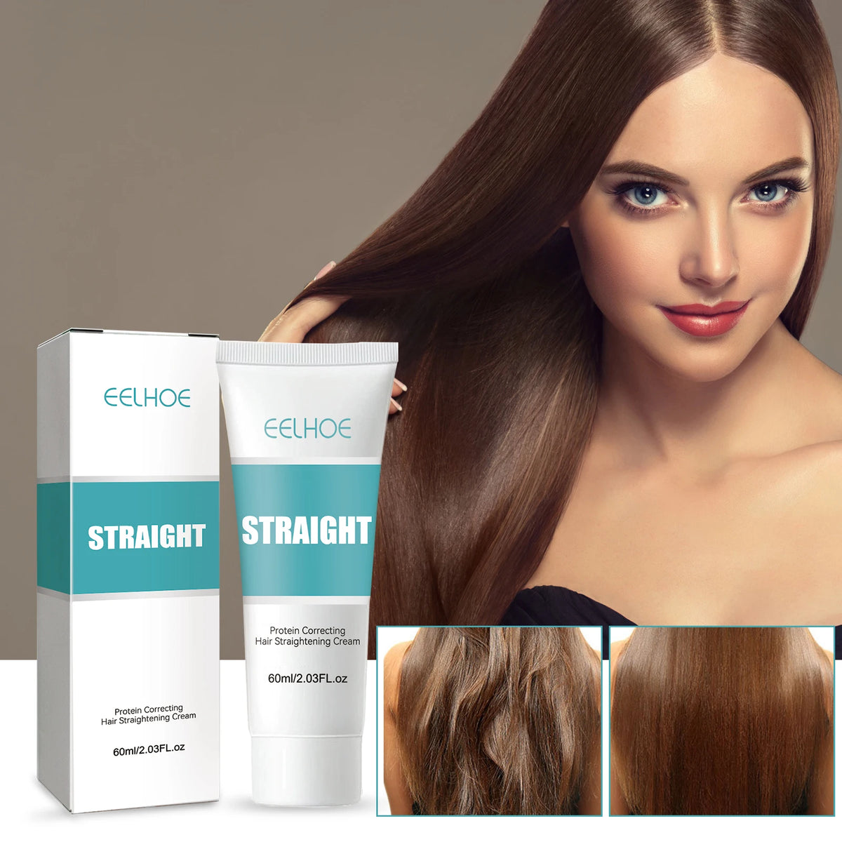 Keratin Correction Straight Hair 