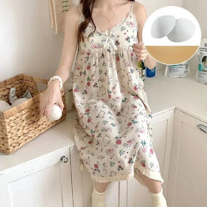 Glow Unbound LLC floral midi nightgown