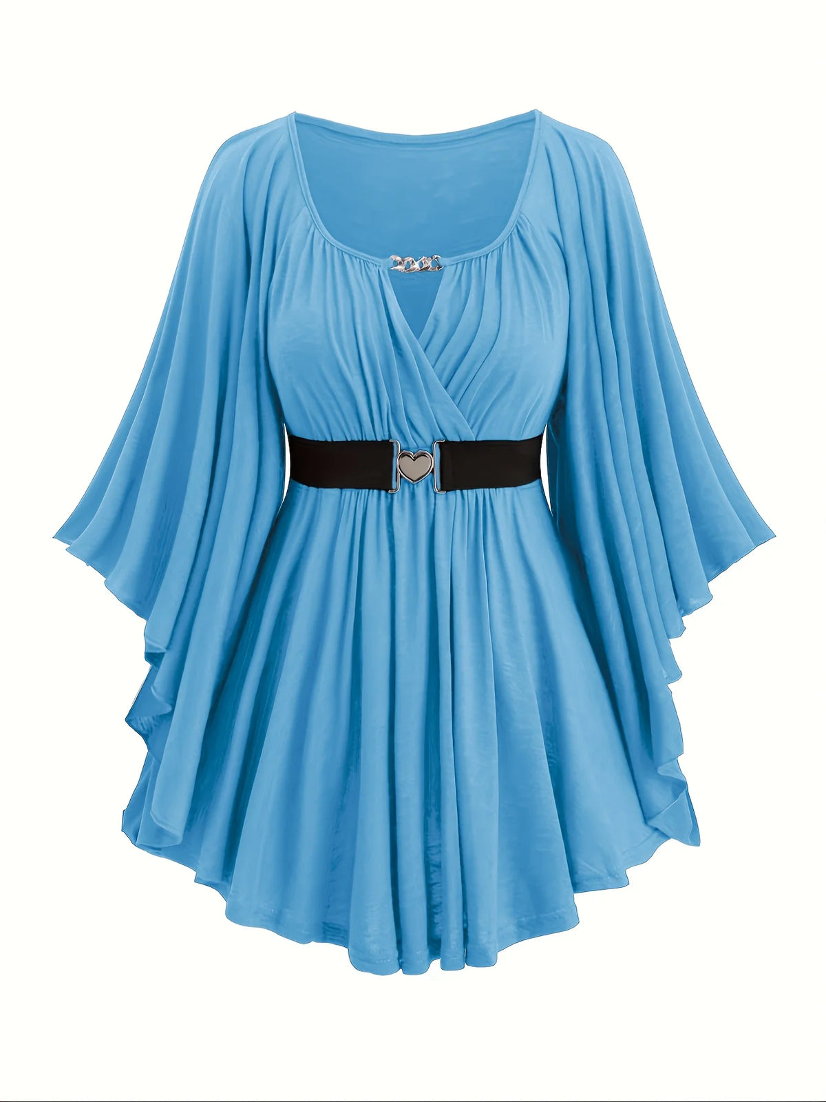 Glow Unbound LLC plus-size oversized heart-detail top