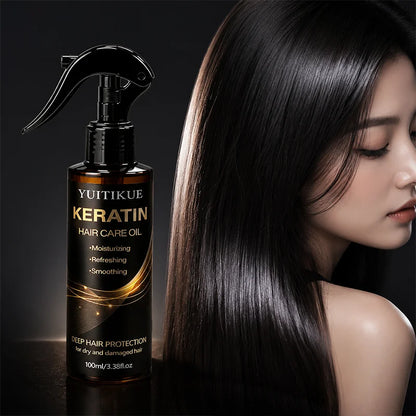 Glow Unbound LLC keratin hair oil spray