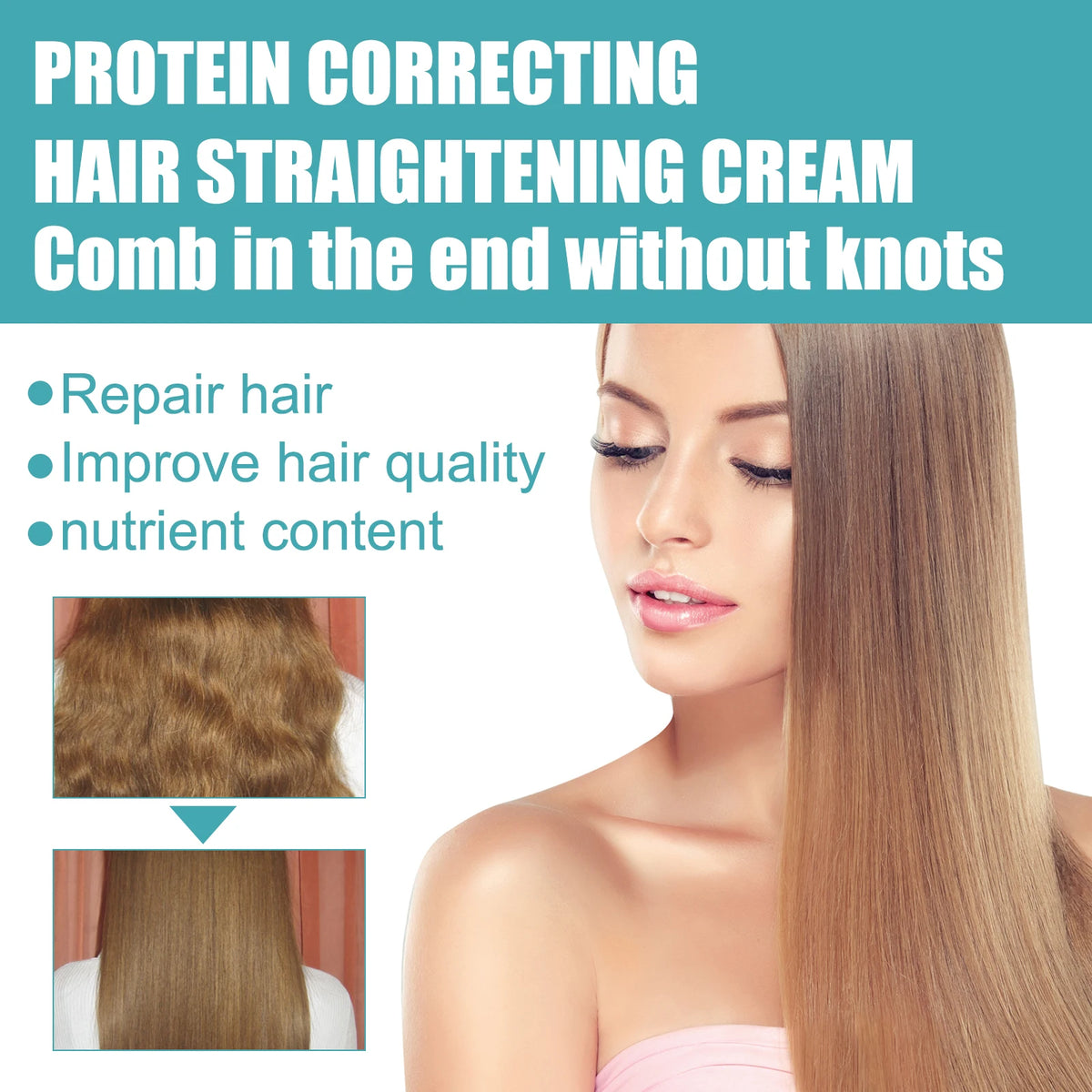 Keratin Correction Straight Hair 