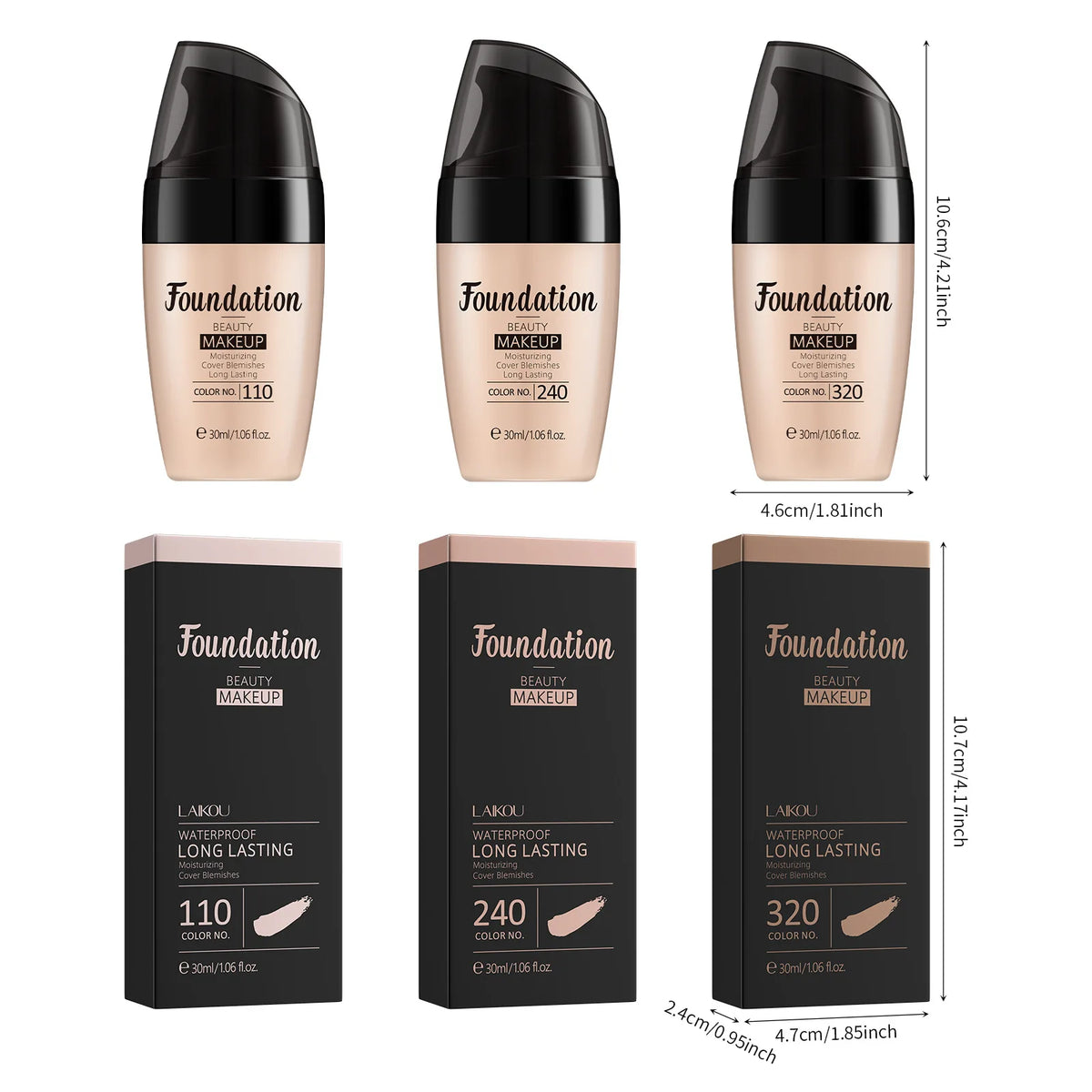 Glow Unbound LLC LAIKOU liquid foundation