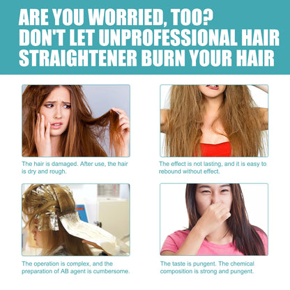 Keratin Correction Straight Hair 