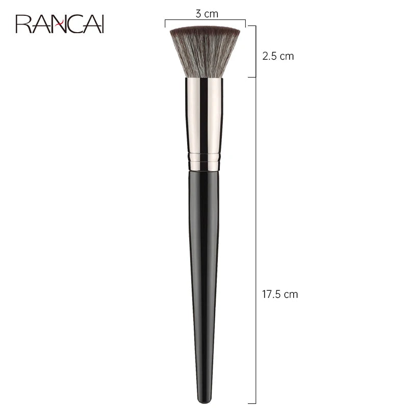Wooden-Handle Face Brush