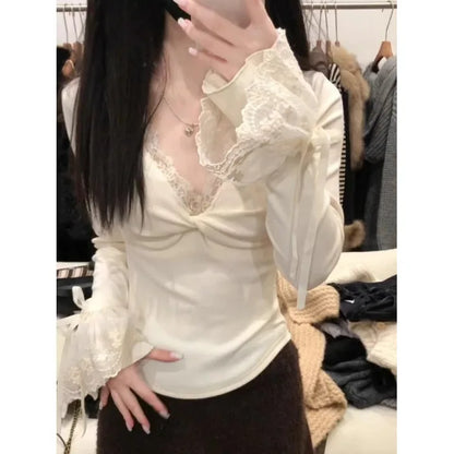 Apricot Slim-Fit Long-Sleeve Layering Tee