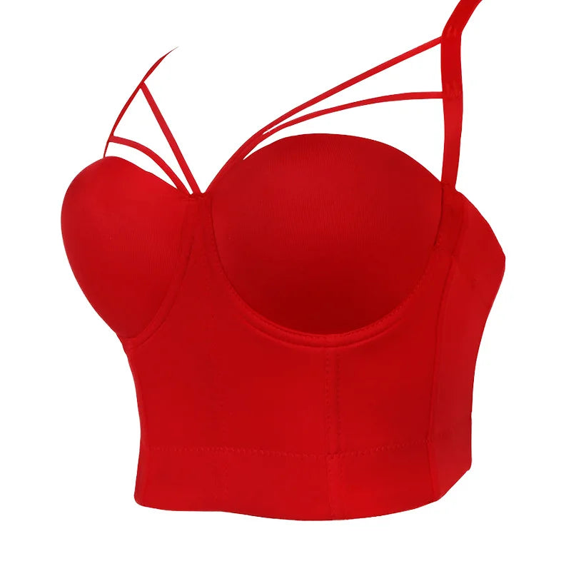 Push-Up Corset Bustier Top in 5 Colors Sizes S to XL