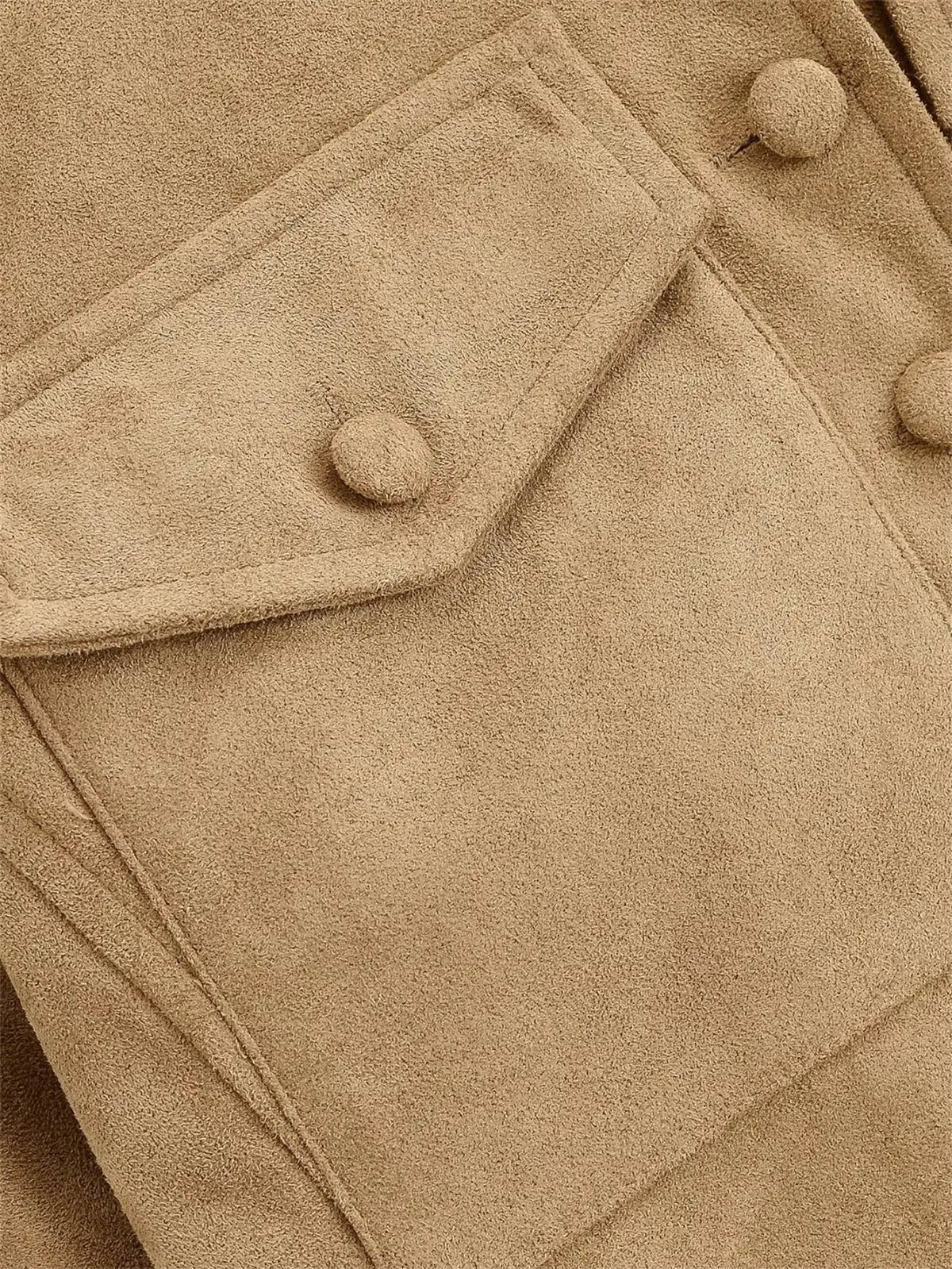 Glow Unbound LLC vintage faux suede cropped jacket